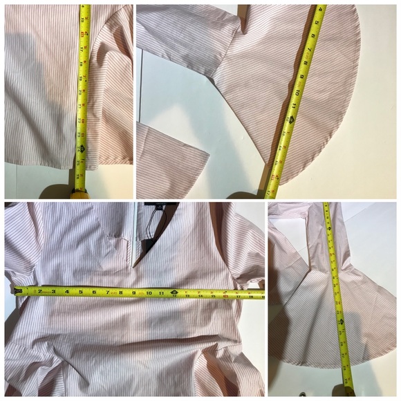 Romeo and Juliet Couture | Peplum Blouse - Medium - Picture 5 of 8